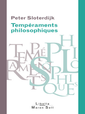 cover image of Tempéraments philosophiques